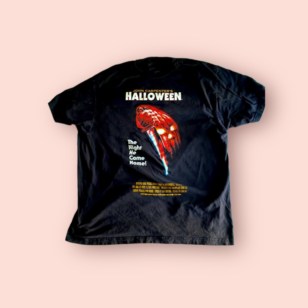 International Pictures Men's T-shirt Size 2 XL Black John Carpenter's Halloween